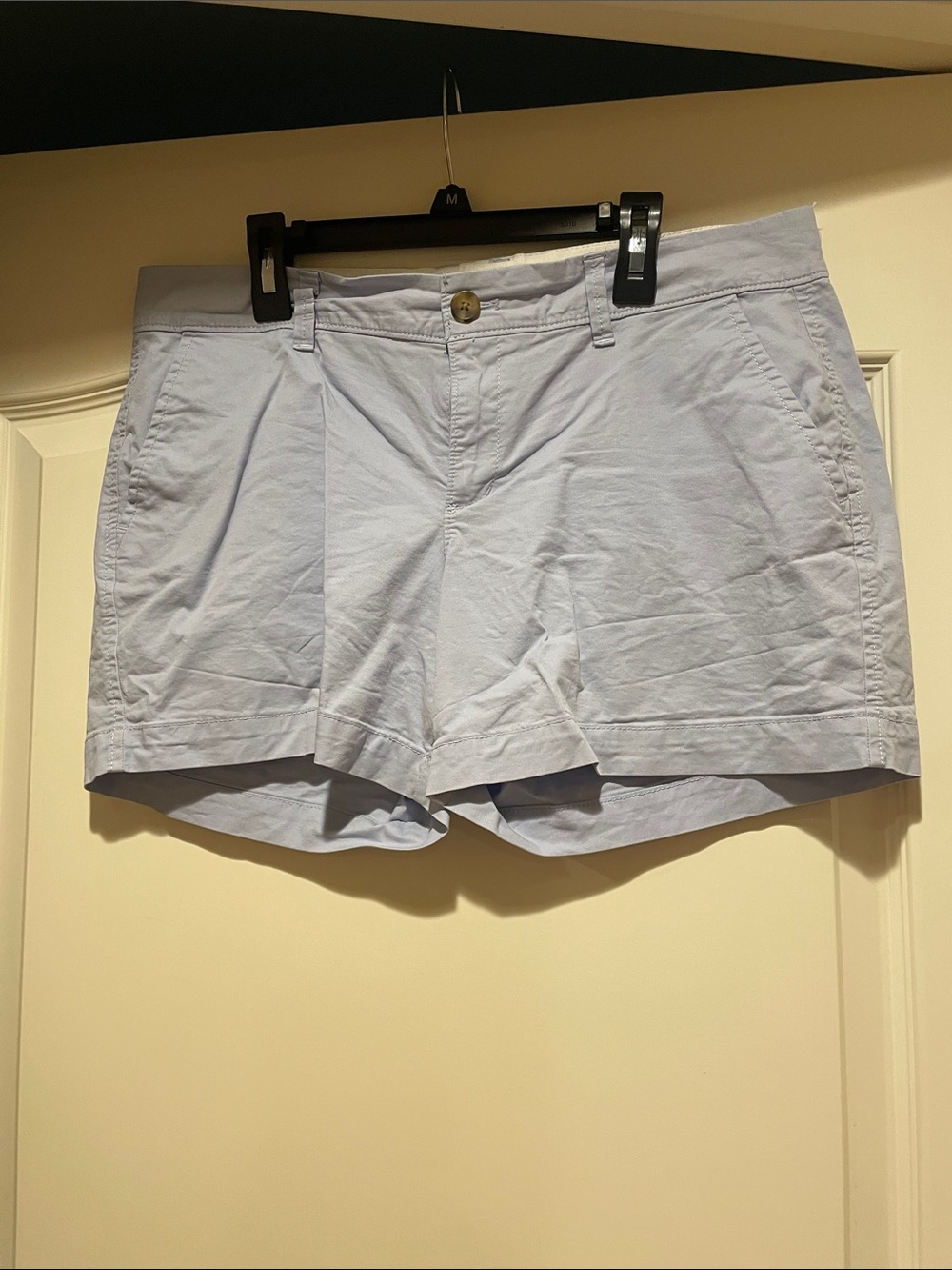 Old Navy Light Blue Women's Cotton-Blend Cargo Shorts